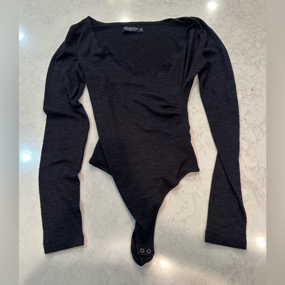 Abercrombie navy blue Bodysuit size XS